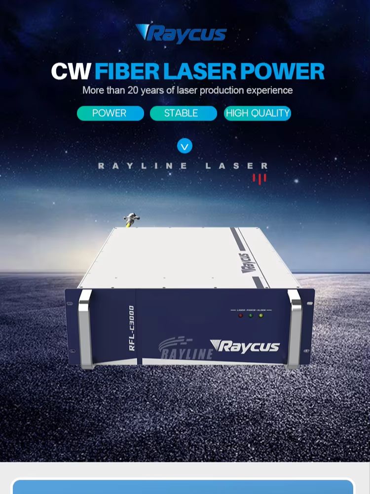 Industrial Laser Cutter - Source laser à fibre Raycus originale