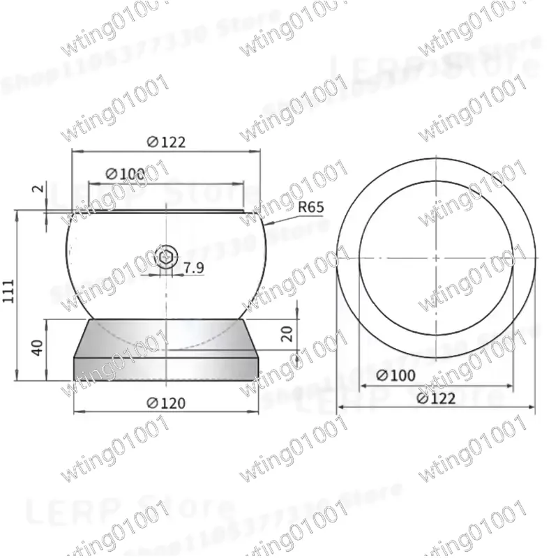 Support de lampe à boule magné - Industrial Laser Repair avis et prix